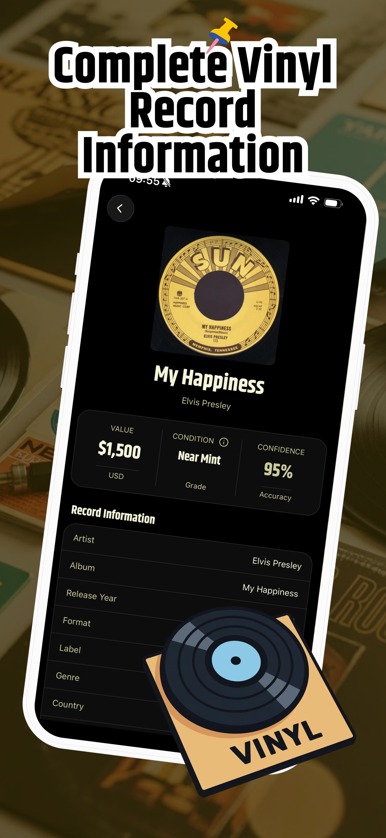 Vinyl Id & Value Scanner