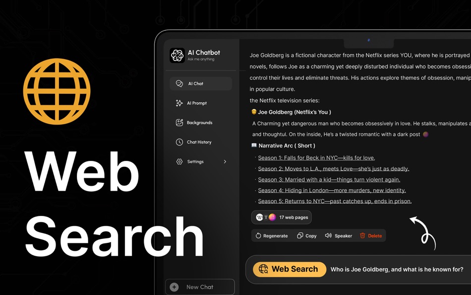 #4. Chatbot: Ask AI Assistant Bot (macOS) Podle: Muhammad Azeem