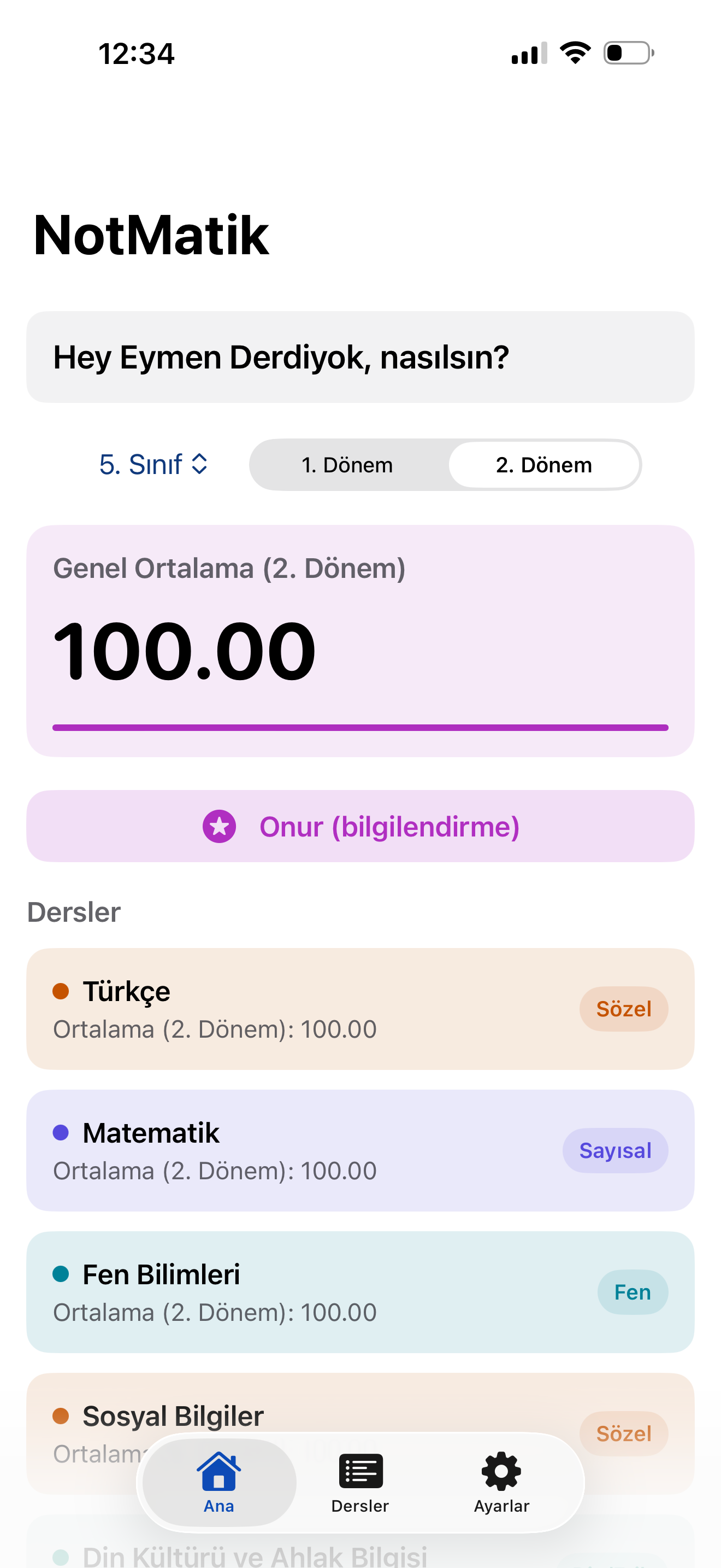 NotMatik: Notunu Önce Öğren! screenshot 7