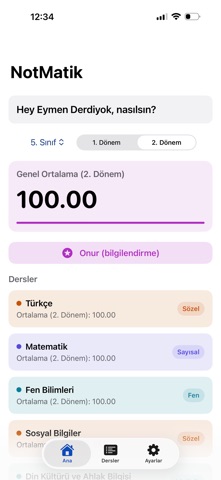 NotMatik: Notunu Önce Öğren! screenshot