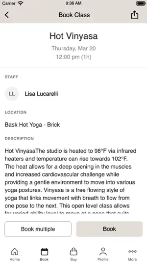 Bask Hot Yoga screenshot 3