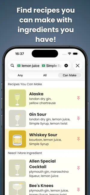 Cocktail Recipes: BlindPig screenshot 2