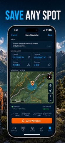 Current Location GPS Coords Screenshot 6 of 10