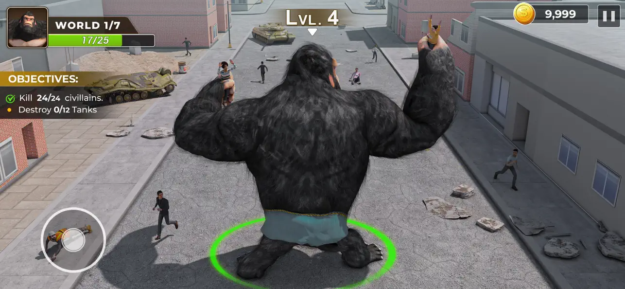 Screenshot #1 pour Apes Rampage Gorilla Games