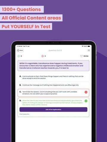 MBLEx Exam Practice Test iPad screenshot