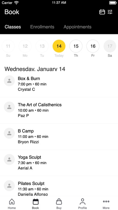 Omega Wellness Club iPhone screenshot 2 - Health & Fitness app