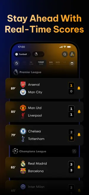 Uniscore - Live Sports Scores screenshot 1