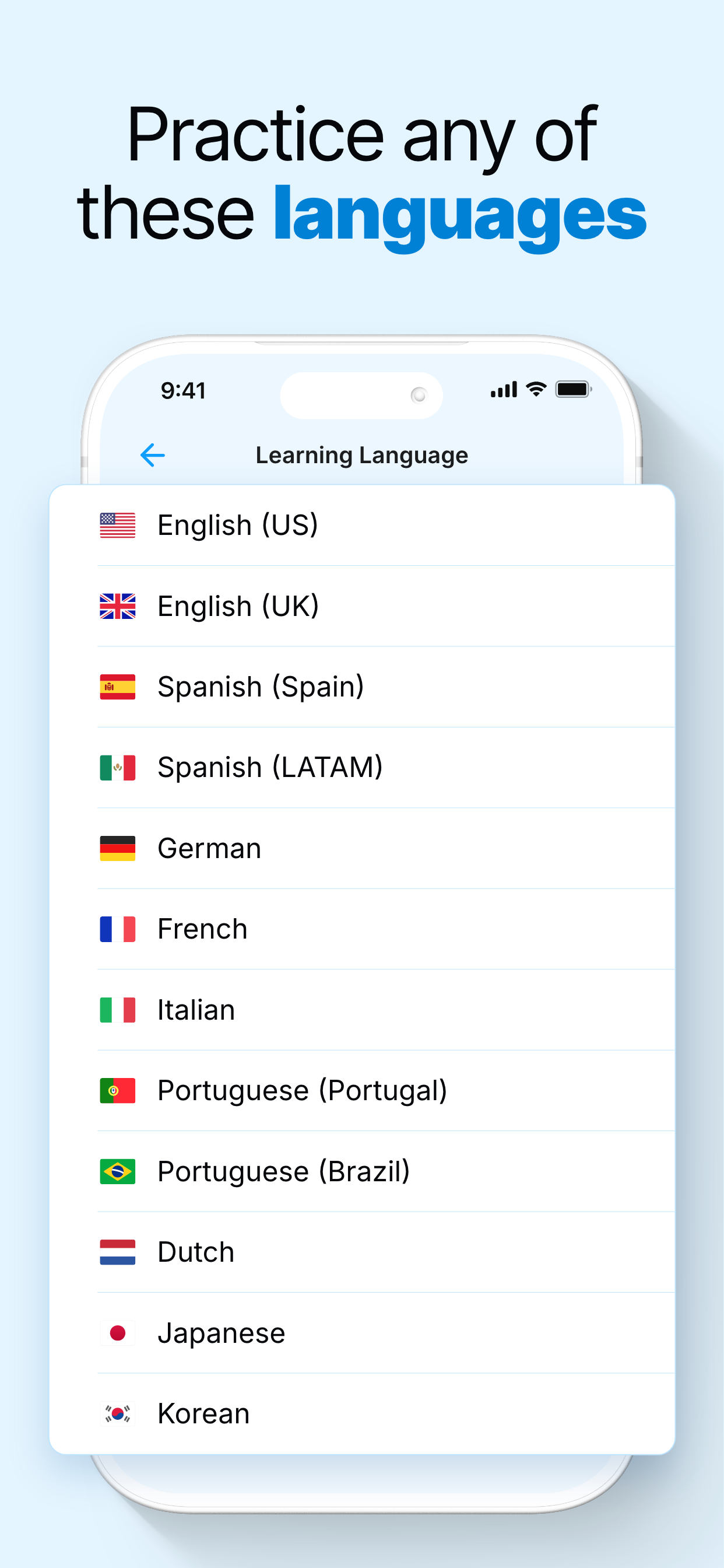 AI Language Practice - Bubblz screenshot 8