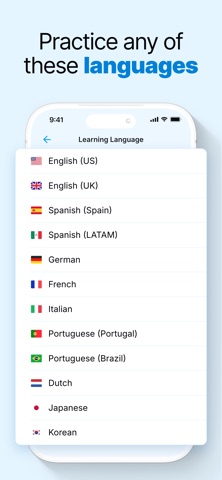 AI Language Practice - Bubblz Screenshot 8 of 10