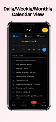 Year Goals screenshot