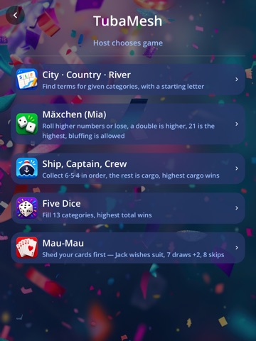 TubaMesh iPad screenshot
