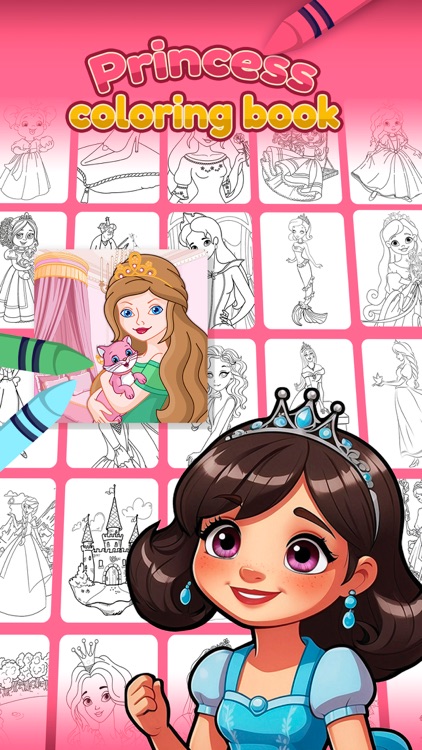 Color your favorite princess screenshot-0