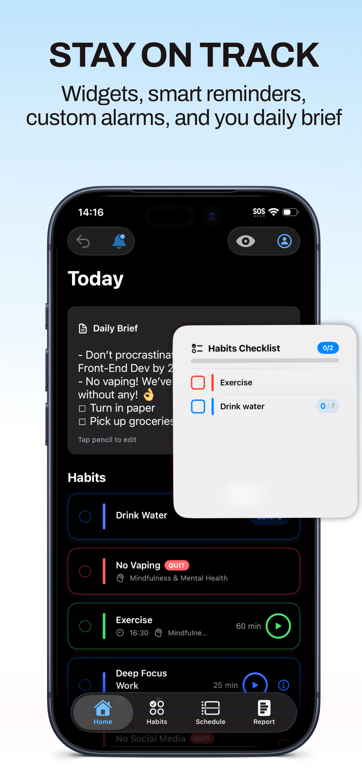 Momentum - Habits and Goals