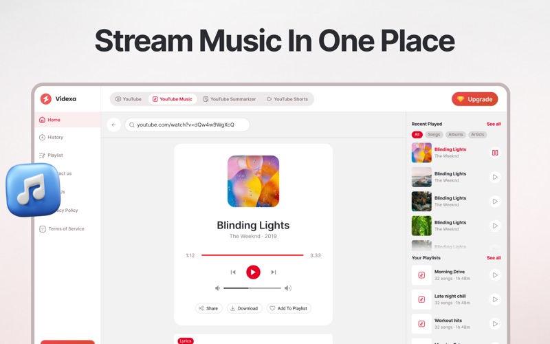 App for Youtube * iPhone screenshot