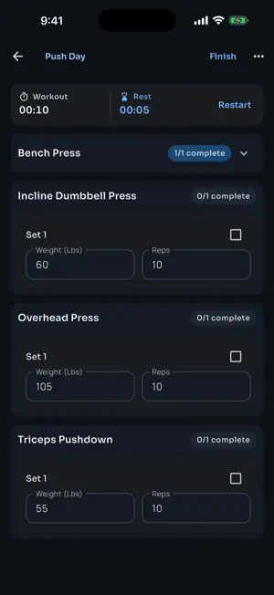 Lift Log: Workout Journal screenshot 3