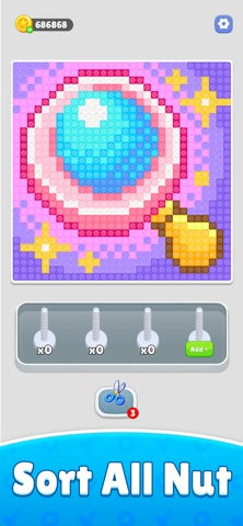Nut Art : Sort Puzzle Screenshot 2 of 6