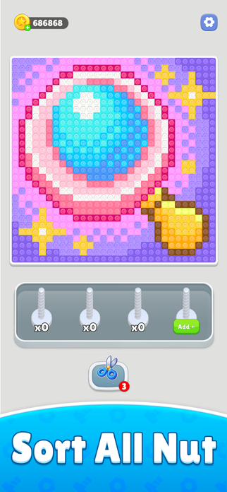Nut Art : Sort Puzzle Screenshot 2 of 6
