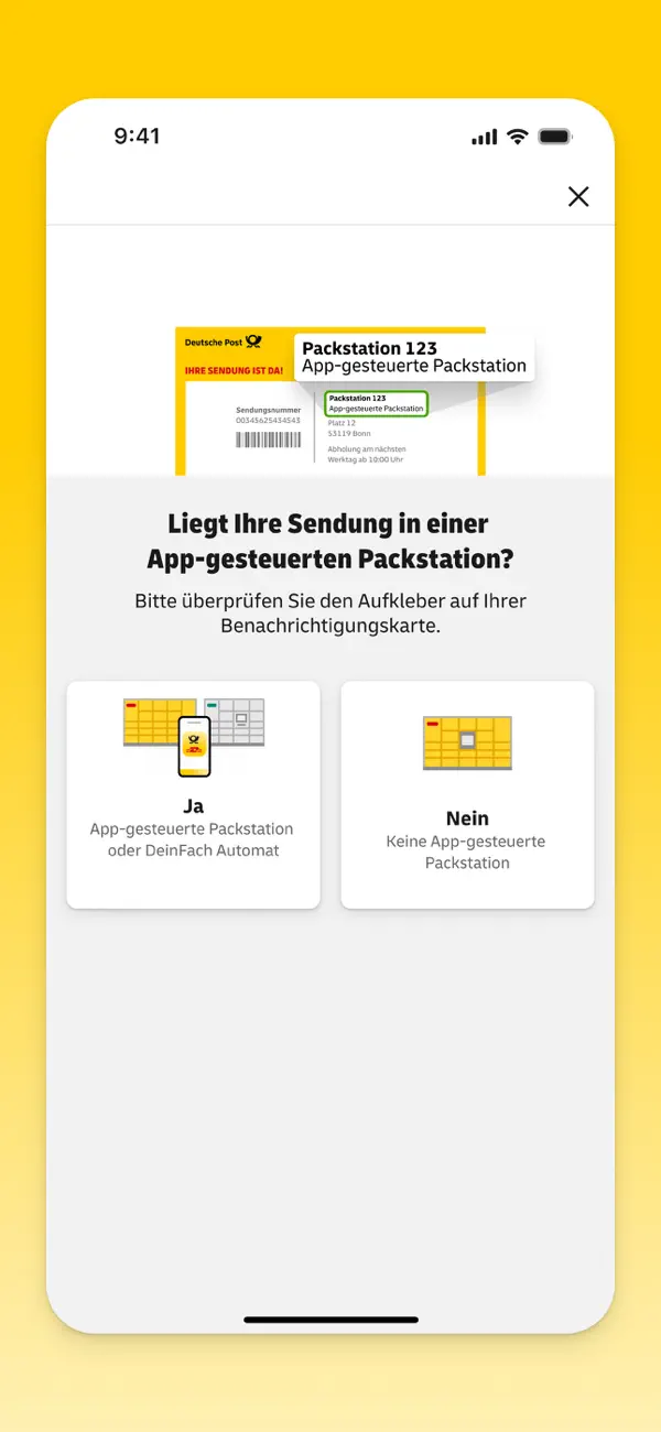 Post & DHL Screenshot 2