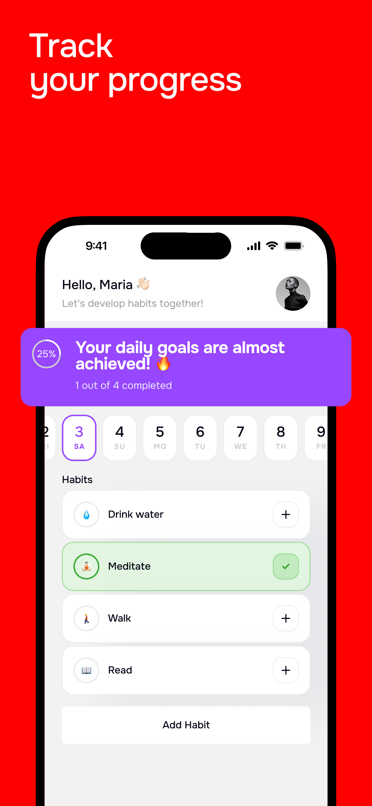MyHabitTrack screenshot 3