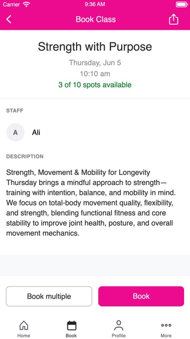 Integrity Fitness Screenshot
