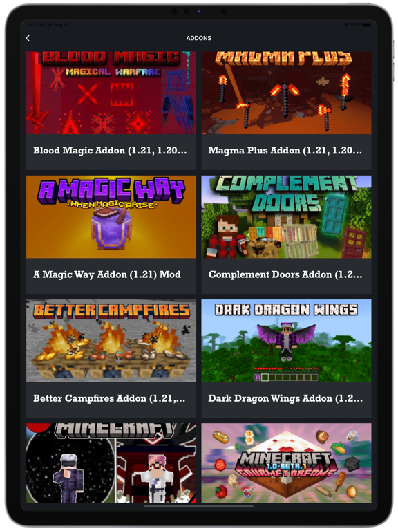 Screenshot #5 pour MCPE ADDONS FOR MINECRAFT PE +