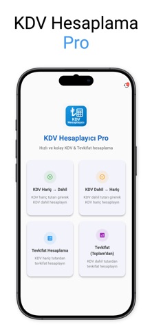 Tevkifatlı KDV Hesaplayıcı Pro screenshot