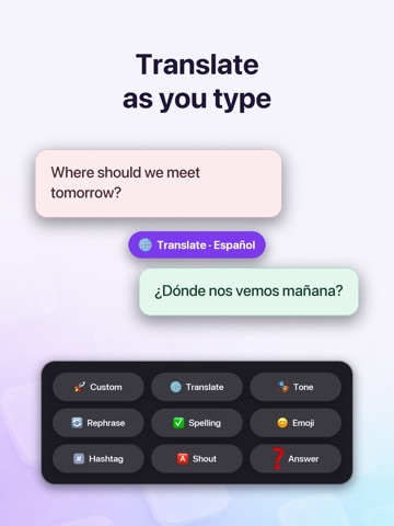 Smart Keyboard AI iPad screenshot
