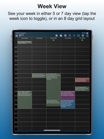Calendar Pro+ iPad screenshot