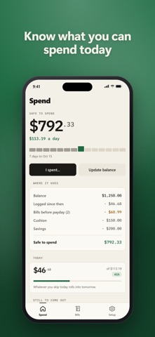 Paycheck Budgeting Screenshot 1 of 3