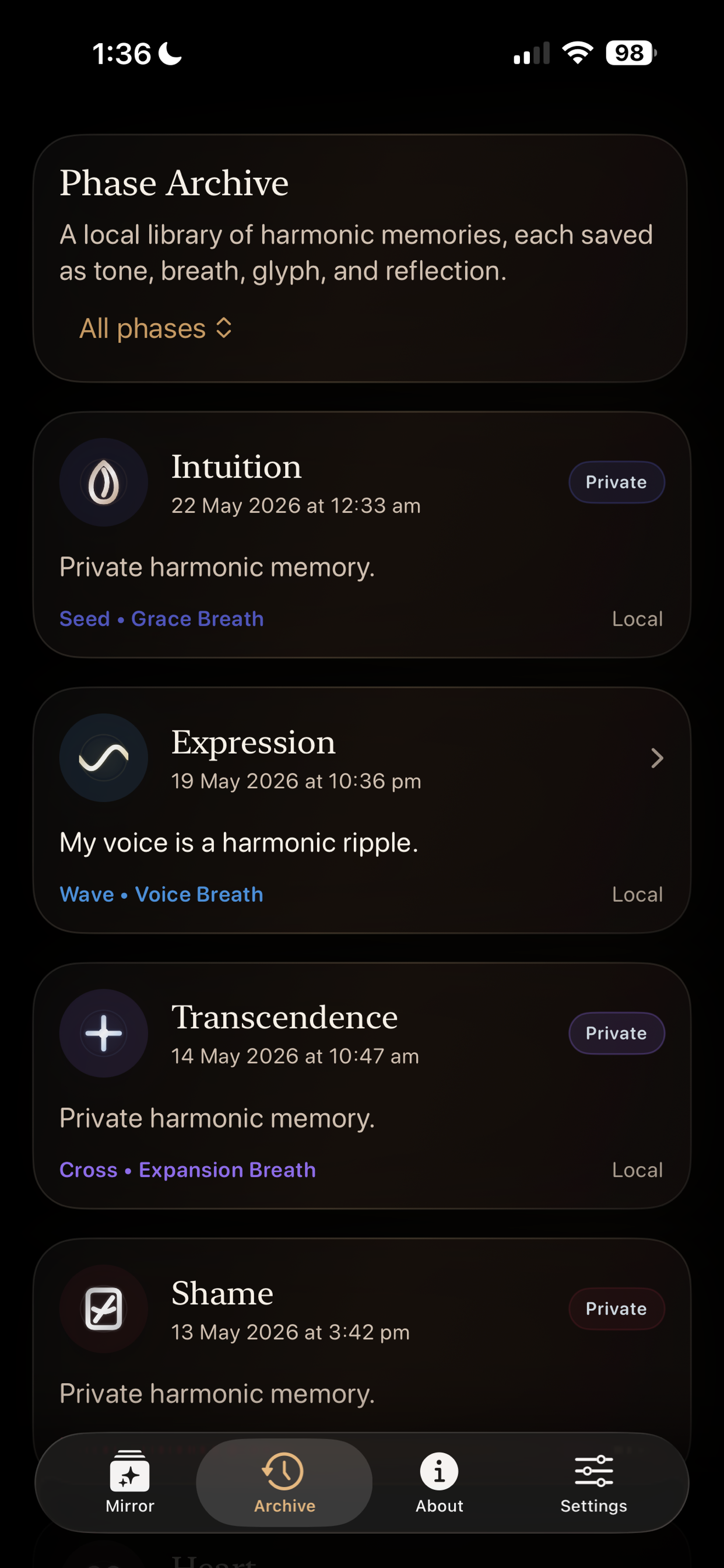 Tone Mirror Journal screenshot 10