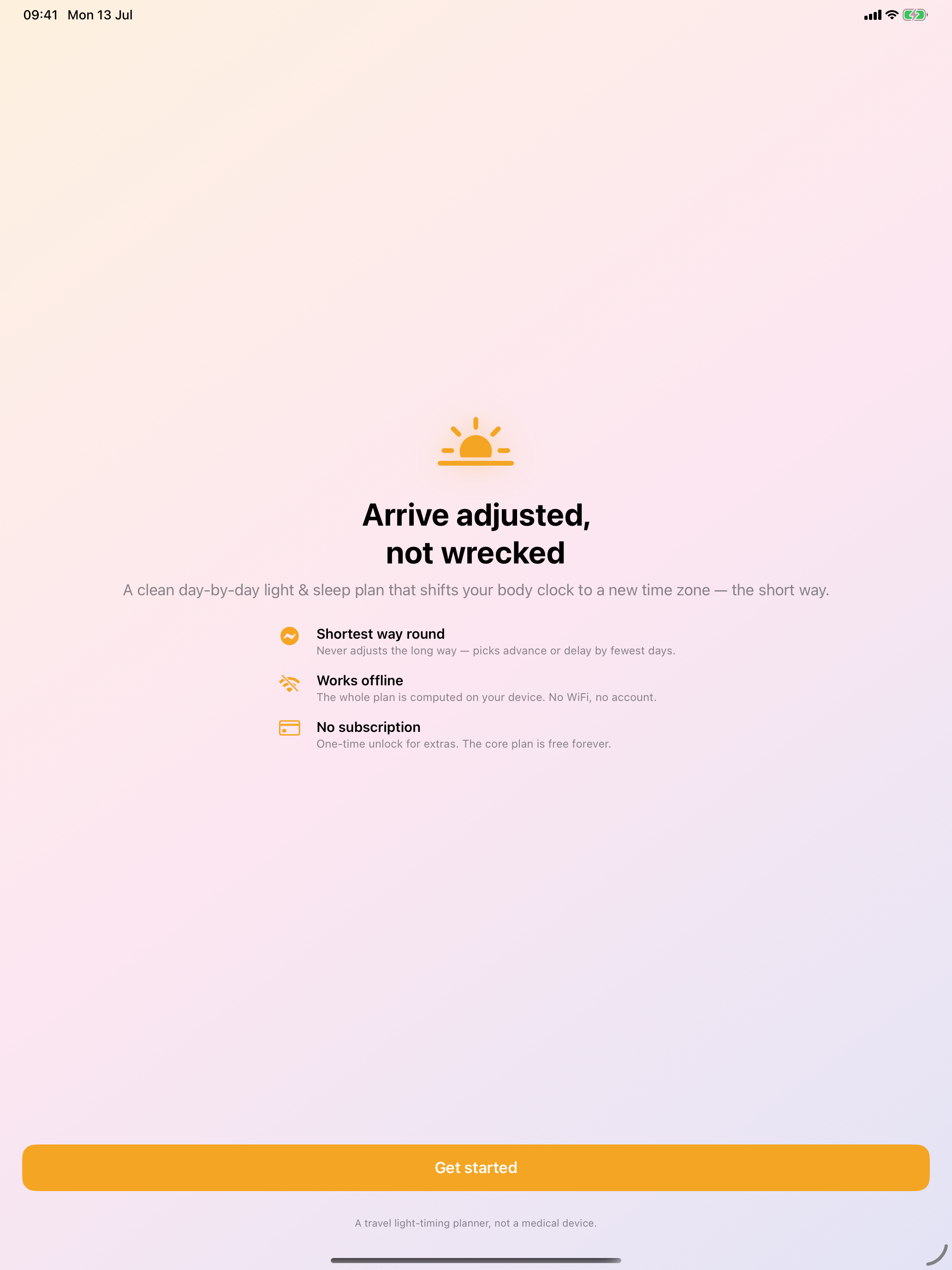 Sunwise – Jet Lag Planner screenshot 5