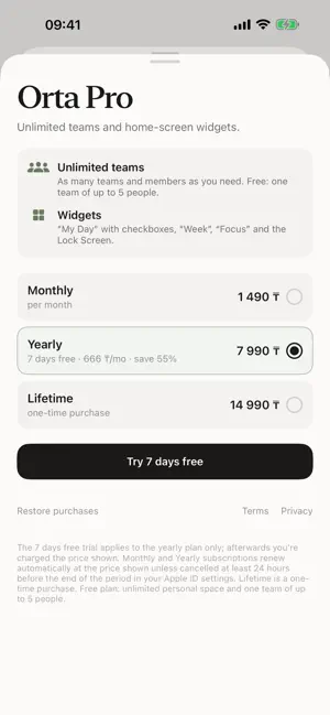 Orta Tasks screenshot 1