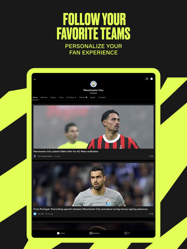 ‎OneFootball: Football Scores Screenshot