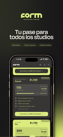 FORM Wellness iPhone screenshot