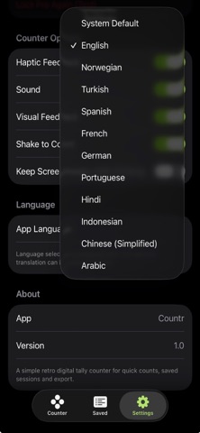 Countr Tally screenshot