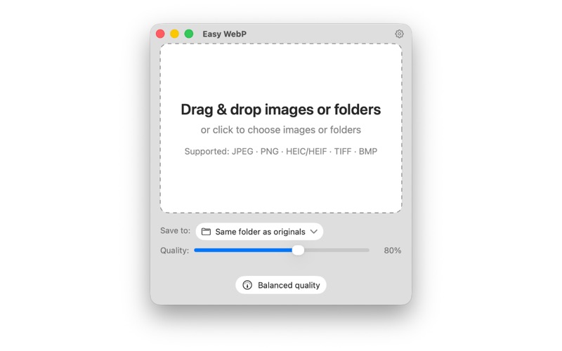 Easy WebP screenshot