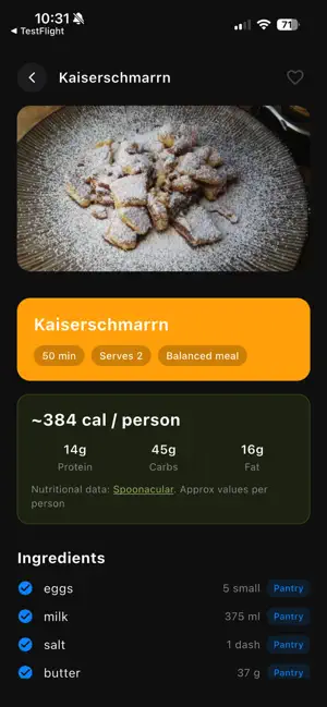 Fridgy: Rate & Cook screenshot 2