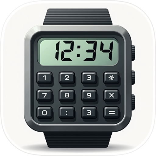 LCD-84 — Retro Watch & Calc