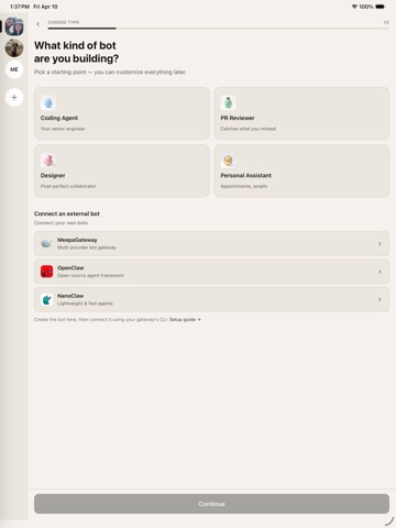 meepachat ipad screenshot 2