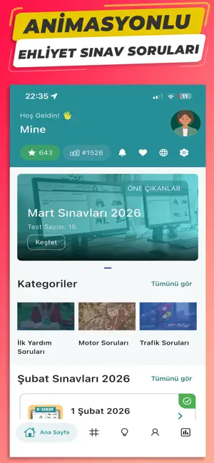Ehliyet Soruları 2026 EhliJET screenshot 1