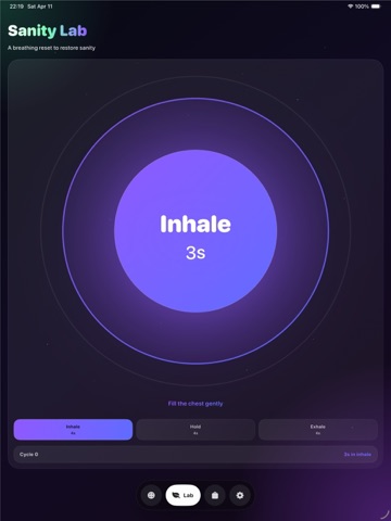 Sanity Scan - Measure Your SAN iPad screenshot