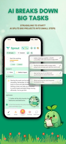 Sprout: Smart ADHD Task App Screenshot 5 of 10