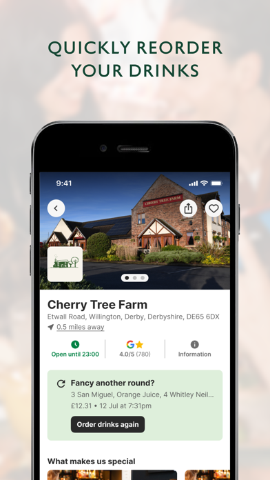Greene King Pubs & Restaurants Screenshot