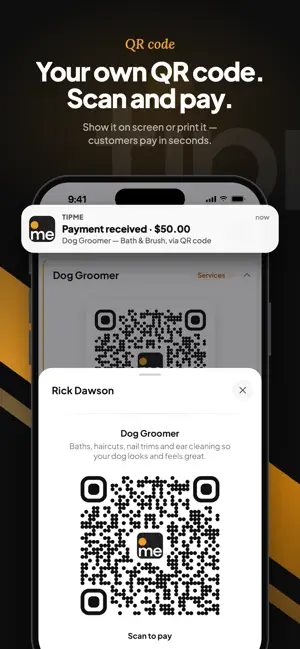 tipme: Accept Payments & Tips screenshot 3