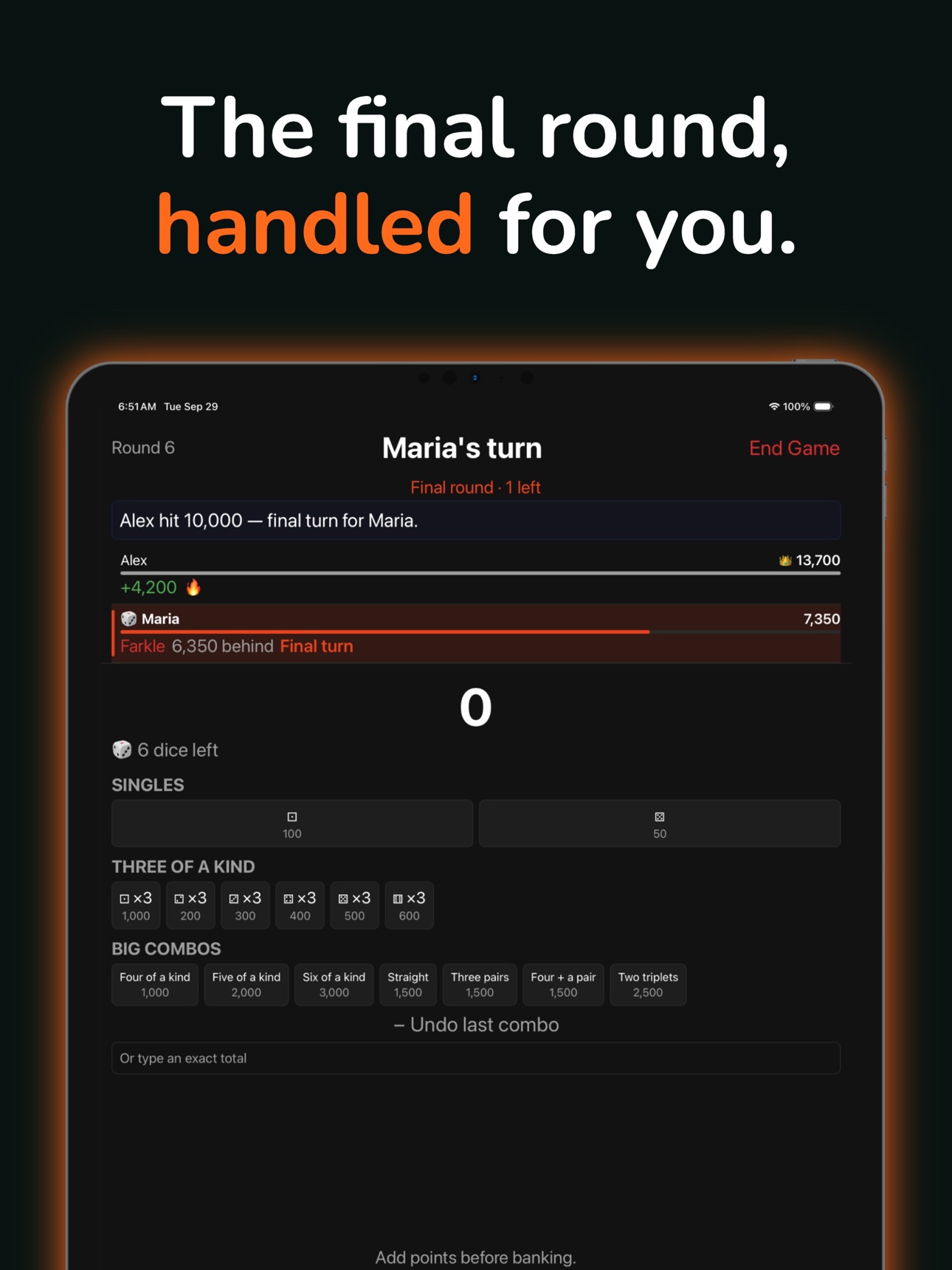 Screenshot 8 of Hot Dice Count: Farkle Score