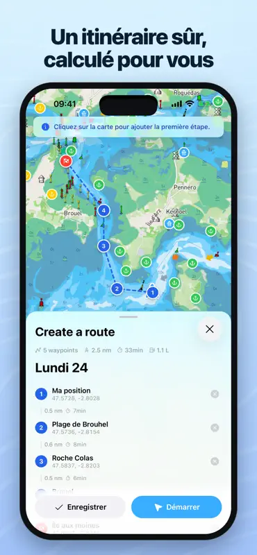 BoatMap - Cartes, GPS, Météo screenshot 6 of 8