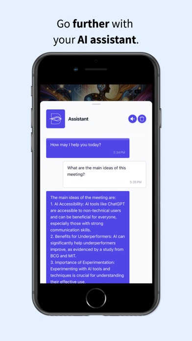 Dicte: AI Meeting Assistant Screenshot