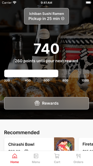 Ichiban Japanese Cuisine iPhone screenshot 1 - Food & Drink app