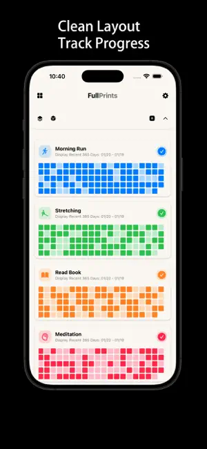 FullPrints - Progress Tracker screenshot 1