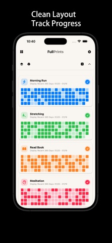 FullPrints - Progress Tracker Screenshot 1 of 6